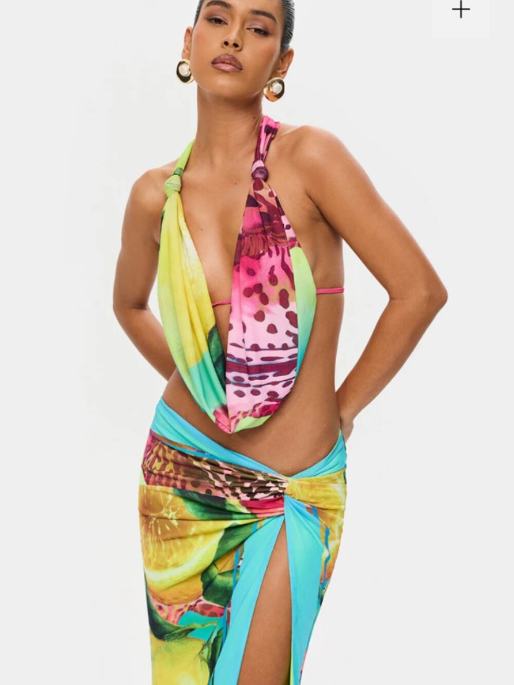NWT Murci RIO TOP - COWL NECK TOP in 4